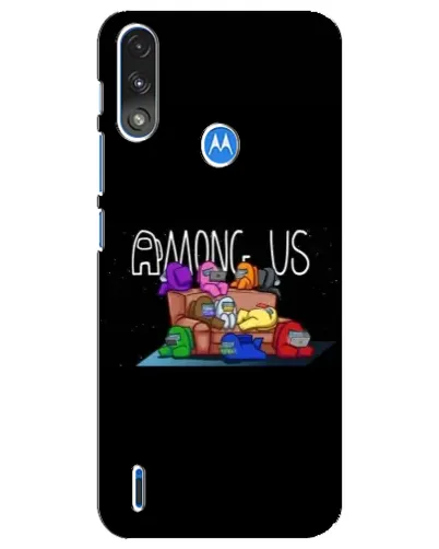 Чехол для Motorola E7 Power с картинкой «Логотип Among Us» Чехол для Motorola E7 Power с картинкой «Логотип Among Us»