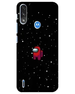 Чехол для Motorola E7 Power с картинкой «Красный Among Us» Чехол для Motorola E7 Power с картинкой «Красный Among Us»