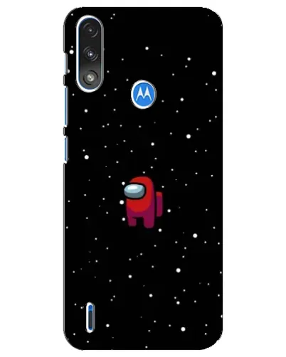 Чехол для Motorola E7 Power с картинкой «Красный Among Us» Чехол для Motorola E7 Power с картинкой «Красный Among Us»