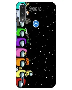 Чехол для Motorola E7 Power с картинкой «Команда Among Us» Чехол для Motorola E7 Power с картинкой «Команда Among Us»