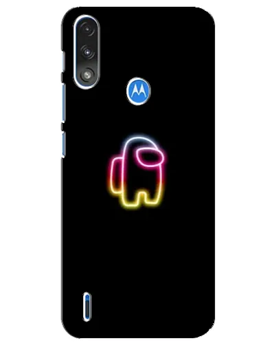 Чехол для Motorola E7 Power с картинкой «Among Us градиент» Чехол для Motorola E7 Power с картинкой «Among Us градиент»