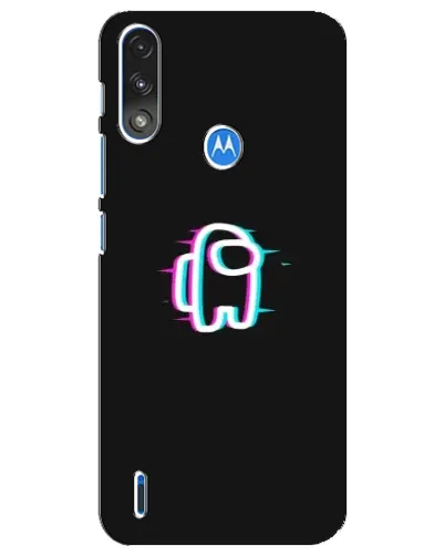 Чехол для Motorola E7 Power с картинкой «Among Us неон» Чехол для Motorola E7 Power с картинкой «Among Us неон»