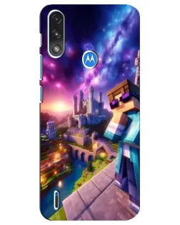 Чохол для Motorola E7 Power з картинкою «Стів та космос»