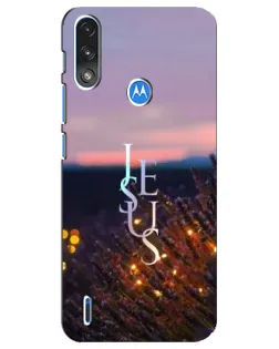 Чехол для Motorola E7 Power с картинкой «Свет Божий ночью»