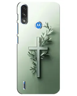 Чехол для Motorola E7 Power с картинкой «Оливковая ветвь»