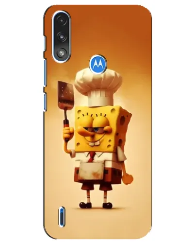Чехол для Motorola E7 Power с картинкой «Губка Боб повар» Чехол для Motorola E7 Power с картинкой «Губка Боб повар»