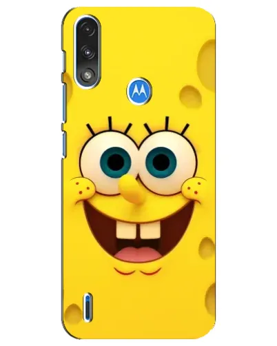 Чехол для Motorola E7 Power с картинкой «Губка Боб улыбка» Чехол для Motorola E7 Power с картинкой «Губка Боб улыбка»