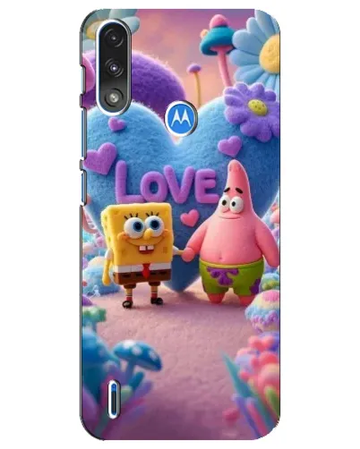 Чехол для Motorola E7 Power с картинкой «Губка Боб Патрик» Чехол для Motorola E7 Power с картинкой «Губка Боб Патрик»