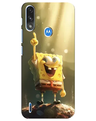 Чехол для Motorola E7 Power с картинкой «Сияющий Спанч Боб» Чехол для Motorola E7 Power с картинкой «Сияющий Спанч Боб»