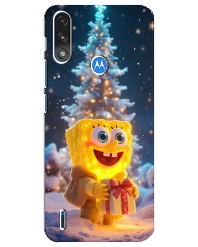 Чехол для Motorola E7 Power с картинкой «Рождественский Спанч Боб» Чехол для Motorola E7 Power с картинкой «Рождественский Спанч Боб»