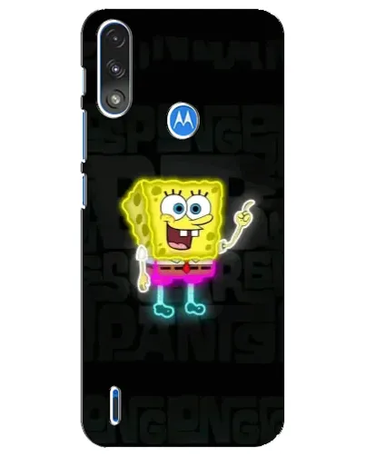 Чехол для Motorola E7 Power с картинкой «Неоновый Губка Боб» Чехол для Motorola E7 Power с картинкой «Неоновый Губка Боб»