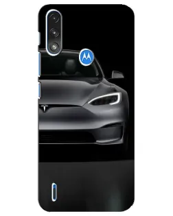 Чохол для Motorola E7 Power з картинкою «Tesla Model S Look» Чохол для Motorola E7 Power з картинкою «Tesla Model S Look»