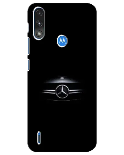 Чехол для Motorola E7 Power с картинкой «Mercedes — абстрактные линии»