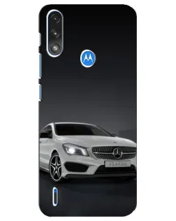 Чехол для Motorola E7 Power с картинкой «Mercedes AMG GT Silver»