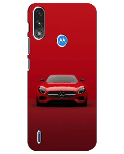 Чехол для Motorola E7 Power с картинкой «Красный Mercedes AMG»