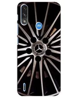 Чехол для Motorola E7 Power с картинкой «Диск Mercedes»