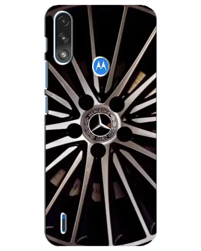 Чехол для Motorola E7 Power с картинкой «Диск Mercedes»