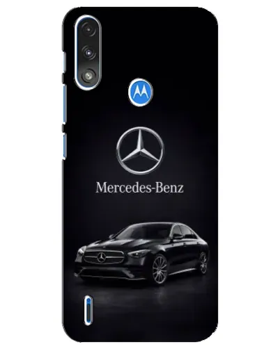 Чехол для Motorola E7 Power с картинкой «Mercedes — решетка радиатора»