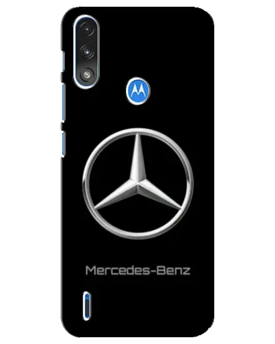 Чехол для Motorola E7 Power с картинкой «Mercedes Silver Logo»