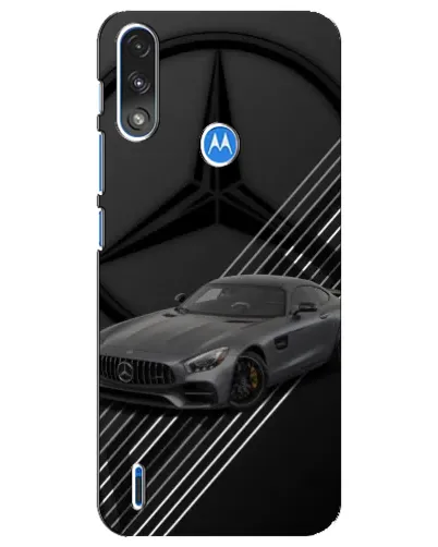 Чехол для Motorola E7 Power с картинкой «Mercedes AMG — графика»