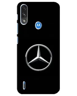 Чехол для Motorola E7 Power с картинкой «Mercedes классический лого»