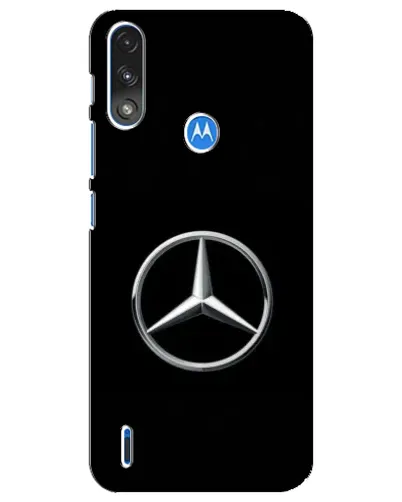 Чехол для Motorola E7 Power с картинкой «Mercedes классический лого»