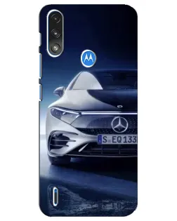 Чехол для Motorola E7 Power с картинкой «Mercedes EQ — будущее»