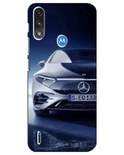 Чехол для Motorola E7 Power с картинкой «Mercedes EQ — будущее»
