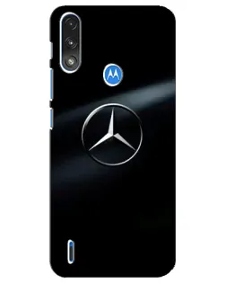 Чехол для Motorola E7 Power с картинкой «Mercedes на металле» Чехол для Motorola E7 Power с картинкой «Mercedes на металле»