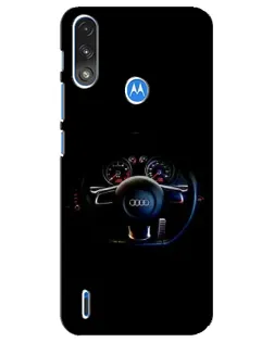 Чохол для Motorola E7 Power з картинкою «Салон Audi — кермо» Чохол для Motorola E7 Power з картинкою «Салон Audi — кермо»