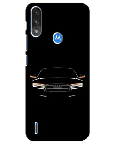 Чехол для Motorola E7 Power с картинкой «Audi — ночной контур» Чехол для Motorola E7 Power с картинкой «Audi — ночной контур»