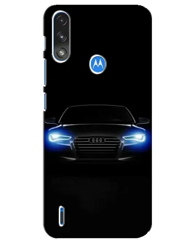 Чехол для Motorola E7 Power с картинкой «Audi в неоне» Чехол для Motorola E7 Power с картинкой «Audi в неоне»