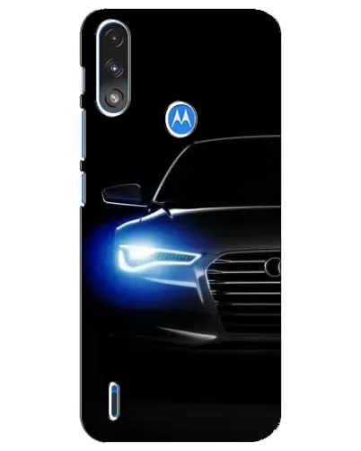 Чехол для Motorola E7 Power с картинкой «Неоновый взгляд Audi» Чехол для Motorola E7 Power с картинкой «Неоновый взгляд Audi»