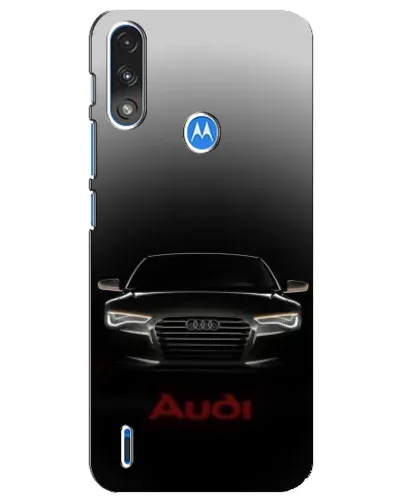 Чехол для Motorola E7 Power с картинкой «Audi — градиентный контур» Чехол для Motorola E7 Power с картинкой «Audi — градиентный контур»
