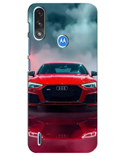 Чехол для Motorola E7 Power с картинкой «Audi RS — красный стиль» Чехол для Motorola E7 Power с картинкой «Audi RS — красный стиль»
