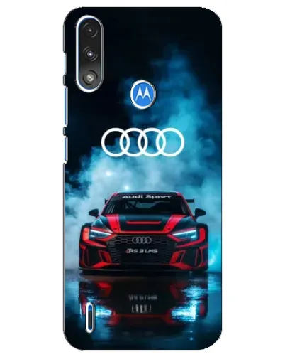 Чехол для Motorola E7 Power с картинкой «Audi Sport — неон» Чехол для Motorola E7 Power с картинкой «Audi Sport — неон»