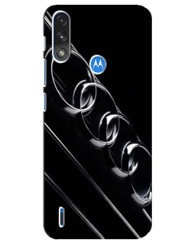 Чехол для Motorola E7 Power с картинкой «Audi — абстрактные кольца» Чехол для Motorola E7 Power с картинкой «Audi — абстрактные кольца»
