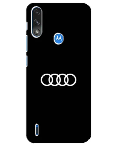 Чехол для Motorola E7 Power с картинкой «Audi White Logo» Чехол для Motorola E7 Power с картинкой «Audi White Logo»