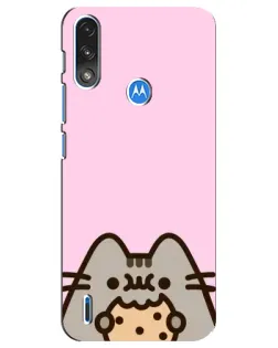 Чохол для Motorola E7 Power з картинкою «Pusheen та печиво» Чохол для Motorola E7 Power з картинкою «Pusheen та печиво»
