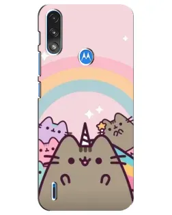 Чохол для Motorola E7 Power з картинкою «Єдиноріг Pusheen»