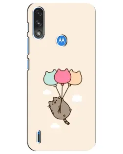 Чохол для Motorola E7 Power з картинкою «Пушин на кульках»
