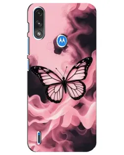 Чехол для Motorola E7 Power с картинкой «Бабочка в дыму» Чехол для Motorola E7 Power с картинкой «Бабочка в дыму»