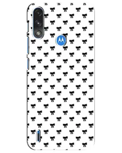 Чехол для Motorola E7 Power с картинкой «Мини-бантики»
