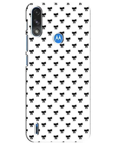 Чехол для Motorola E7 Power с картинкой «Мини-бантики»
