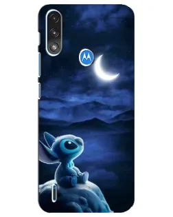 Чехол для Motorola E7 Power с картинкой «Лунная ночь Стича» Чехол для Motorola E7 Power с картинкой «Лунная ночь Стича»