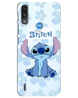 Чехол для Motorola E7 Power с картинкой «Stitch среди цветов» Чехол для Motorola E7 Power с картинкой «Stitch среди цветов»
