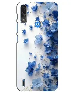 Чохол для Motorola E7 Power з картинкою «Блакитний квітковий каскад» Чохол для Motorola E7 Power з картинкою «Блакитний квітковий каскад»