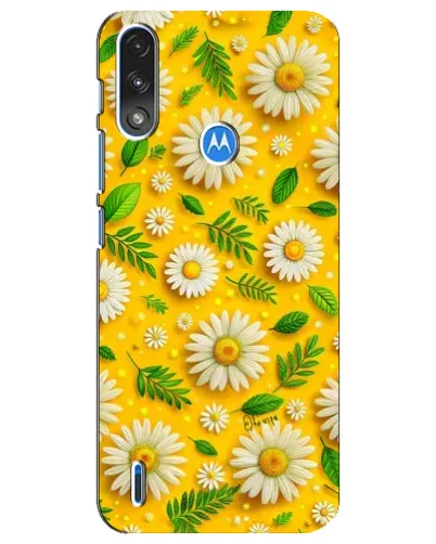 Чохол для Motorola E7 Power з картинкою «Ромашкове сонце»
