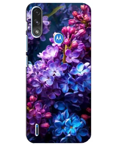 Чохол для Motorola E7 Power з картинкою «Бузковий цвіт»