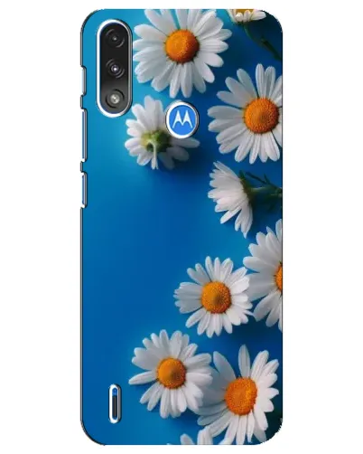 Чохол для Motorola E7 Power з картинкою «Білосніжні маргаритки»